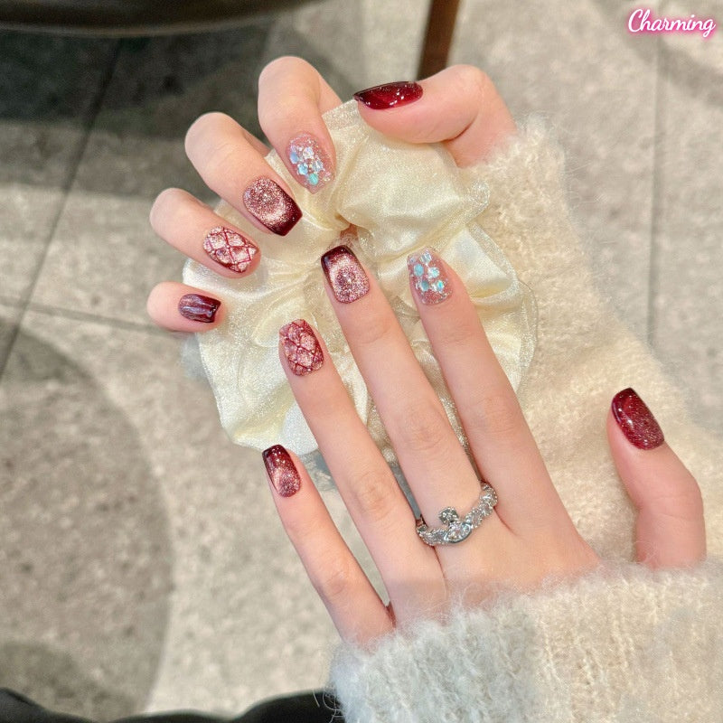 The Color of Christmas Eve / Handmade Nailsems