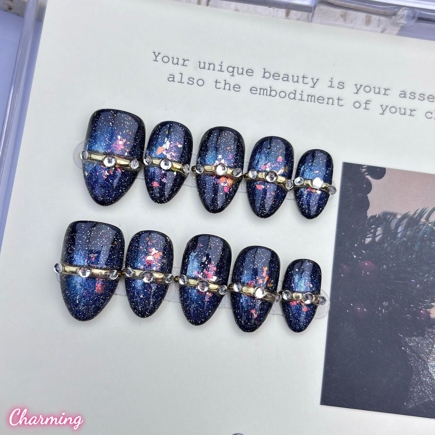 Phantom Nebula / Handmade Nails
