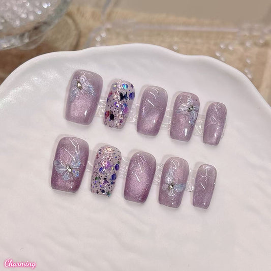 Purple Haze / Handmade Nails
