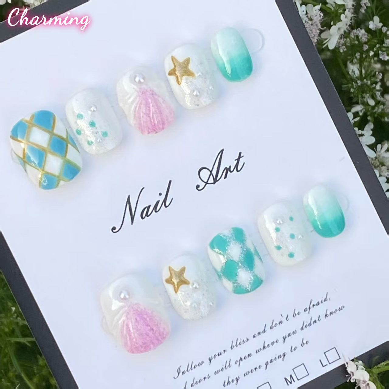 Breezy and Lively / Handmade Nails
