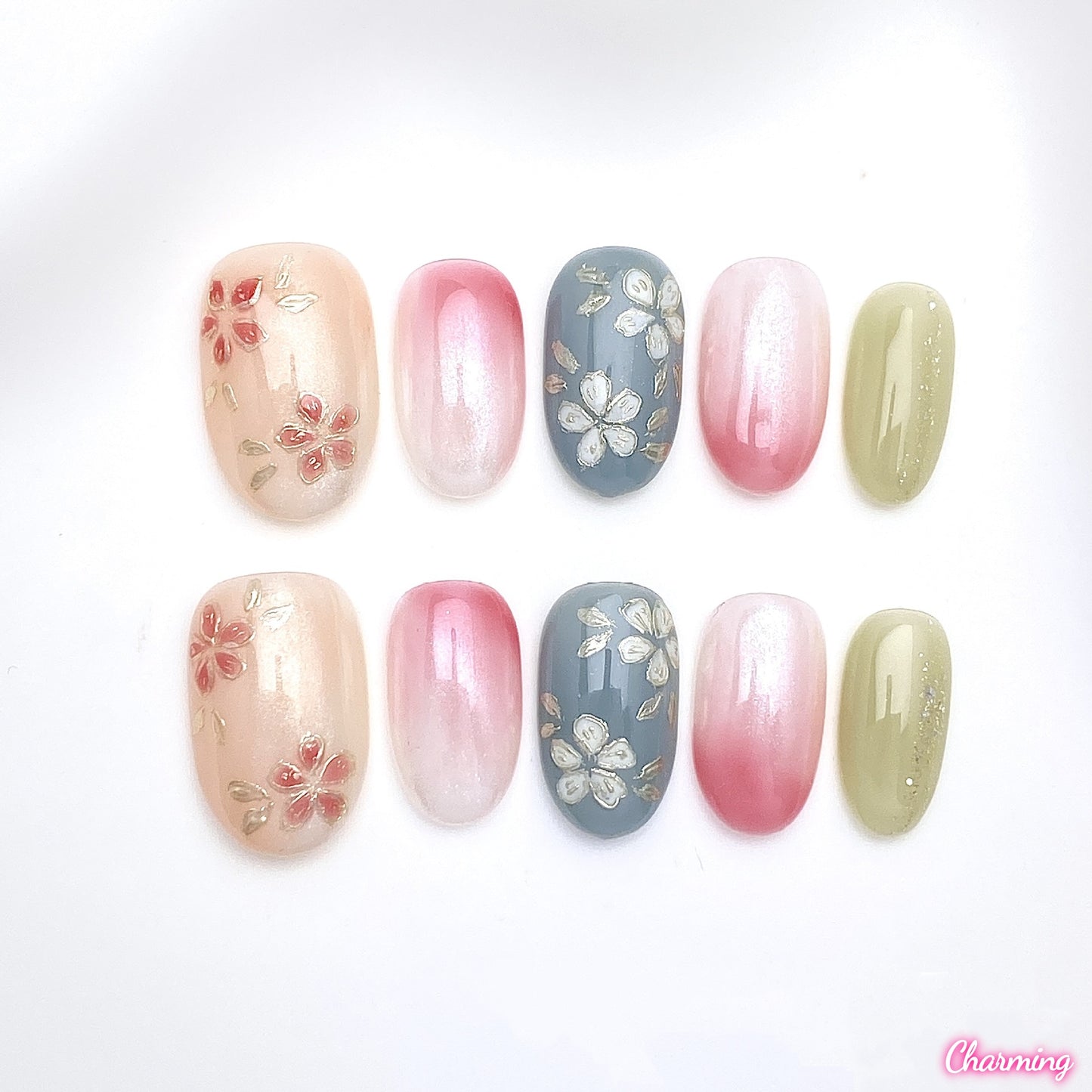 Fading into Soft / Handmade Nails