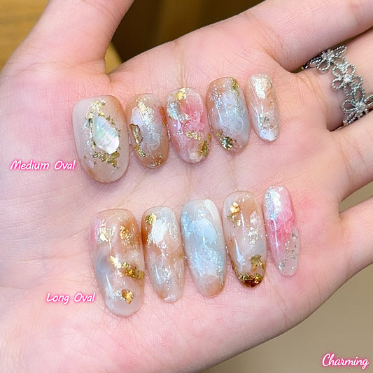 Floating Gilt / Handmade Nails