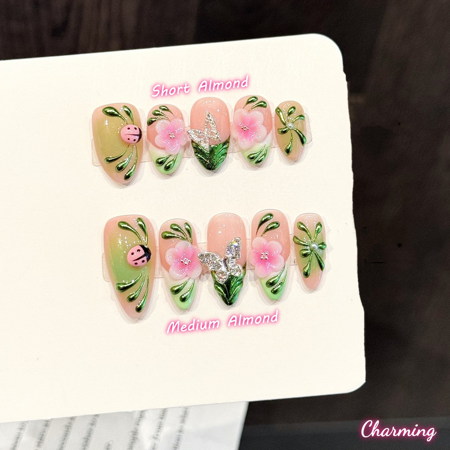 Blushing Spring / Handmade Nails