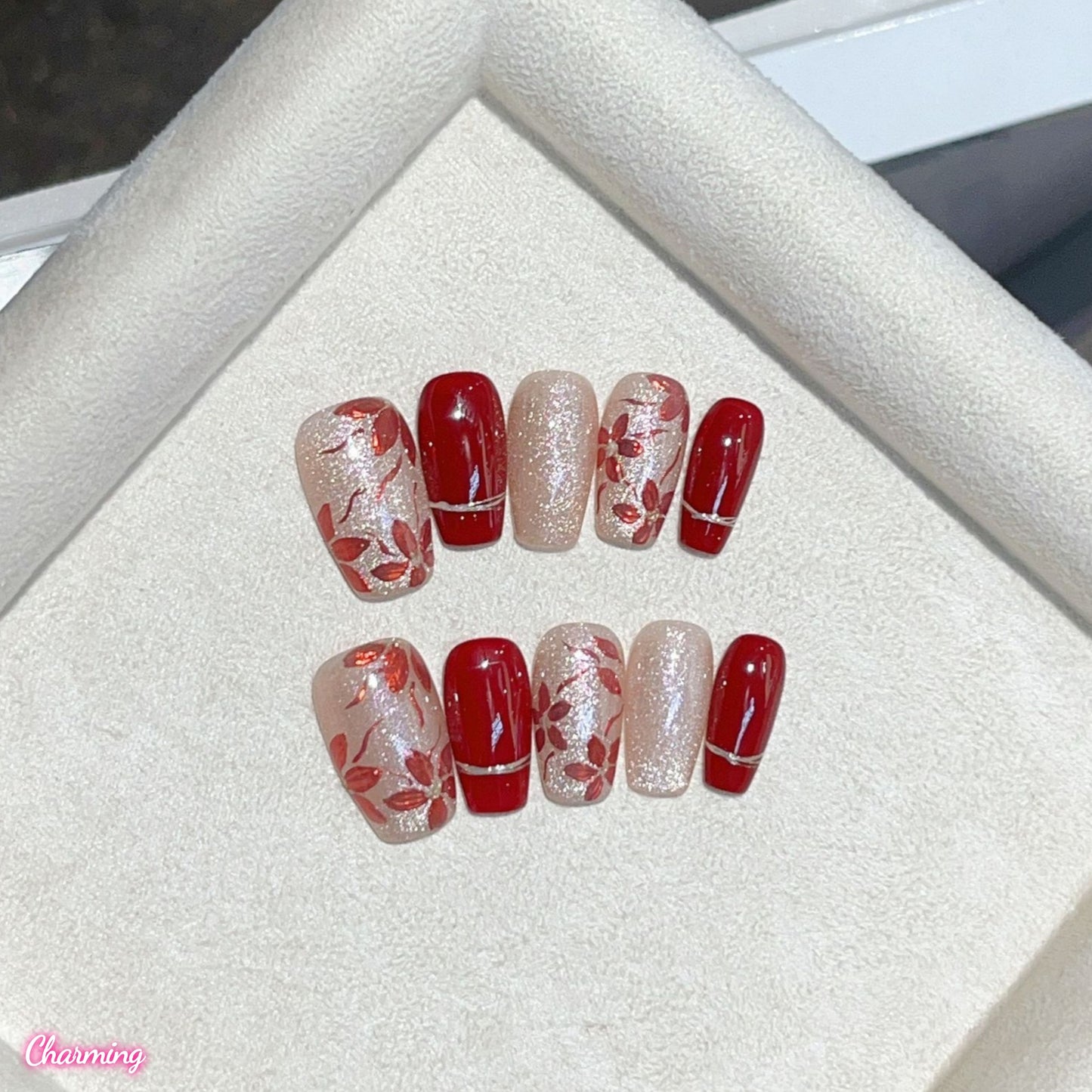 Simple Petals / Handmade Nails