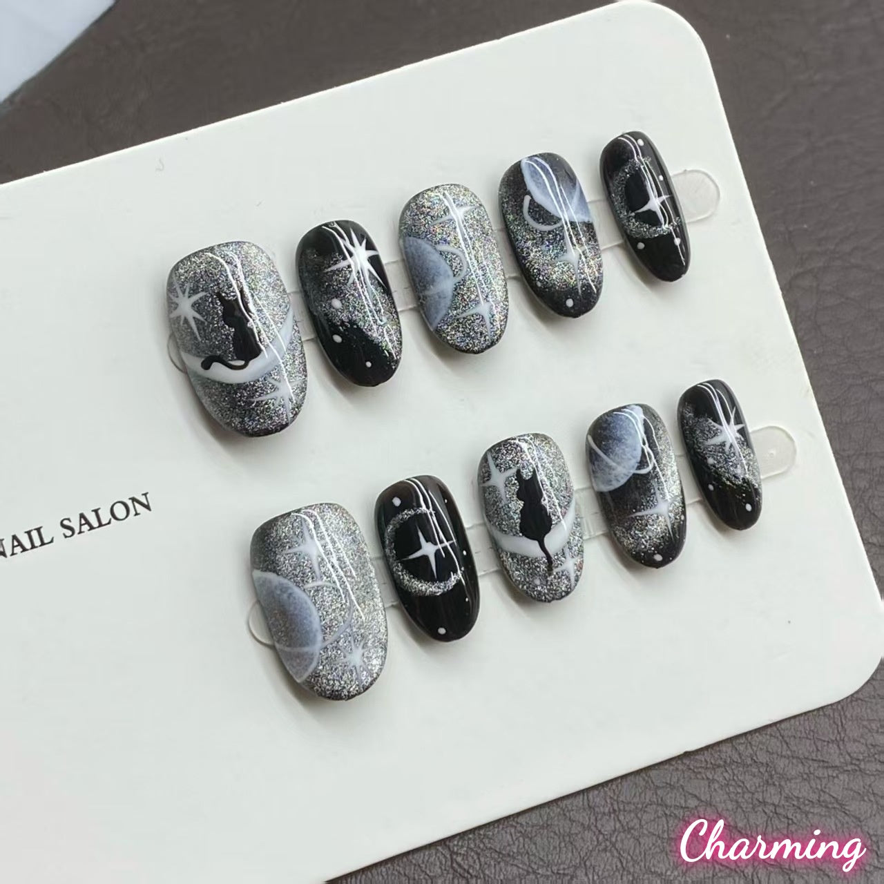 Moonlit Silhouette / Handmade Nails