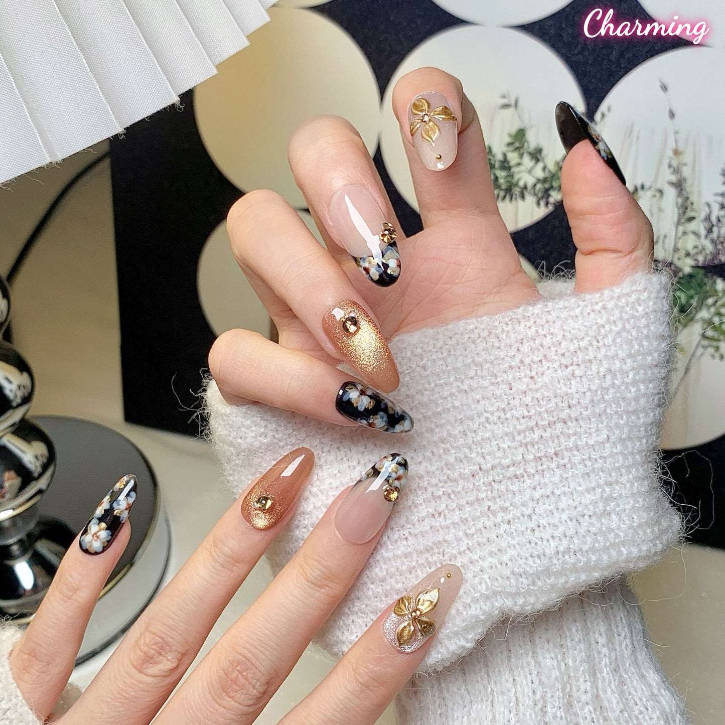 Autumn Nocturne / Handmade Nails