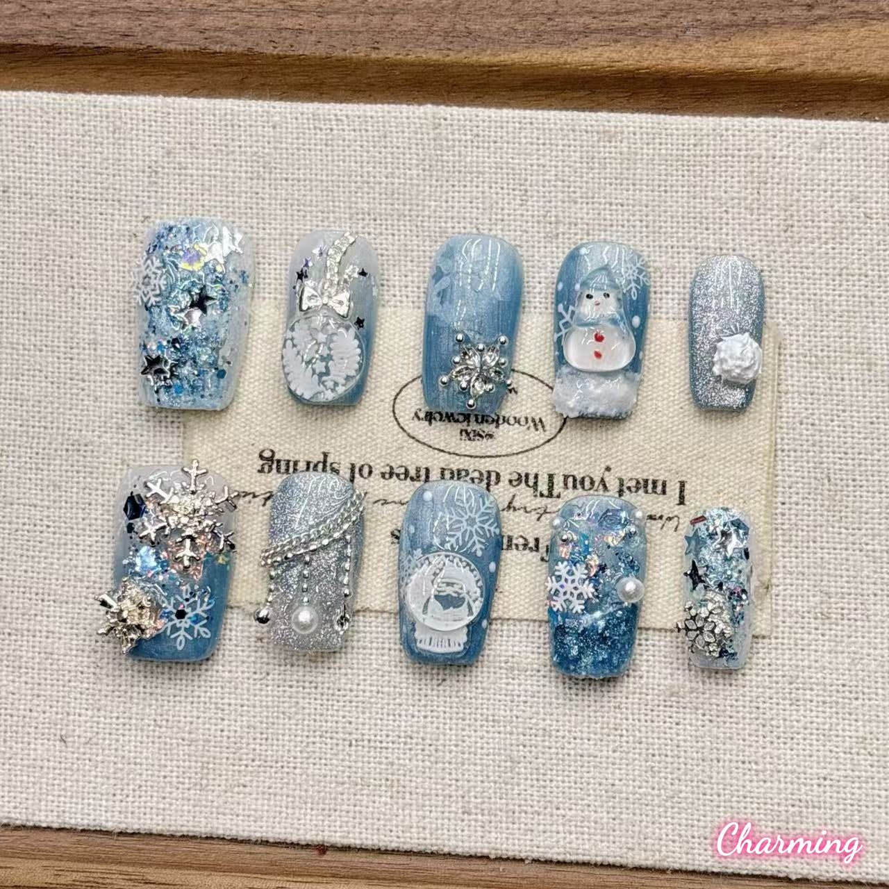Winter’s Whimsy / Handmade Nails