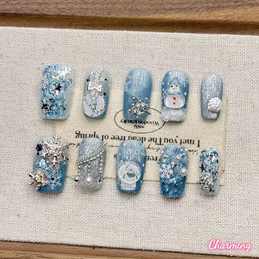 Winter’s Whimsy / Handmade Nails