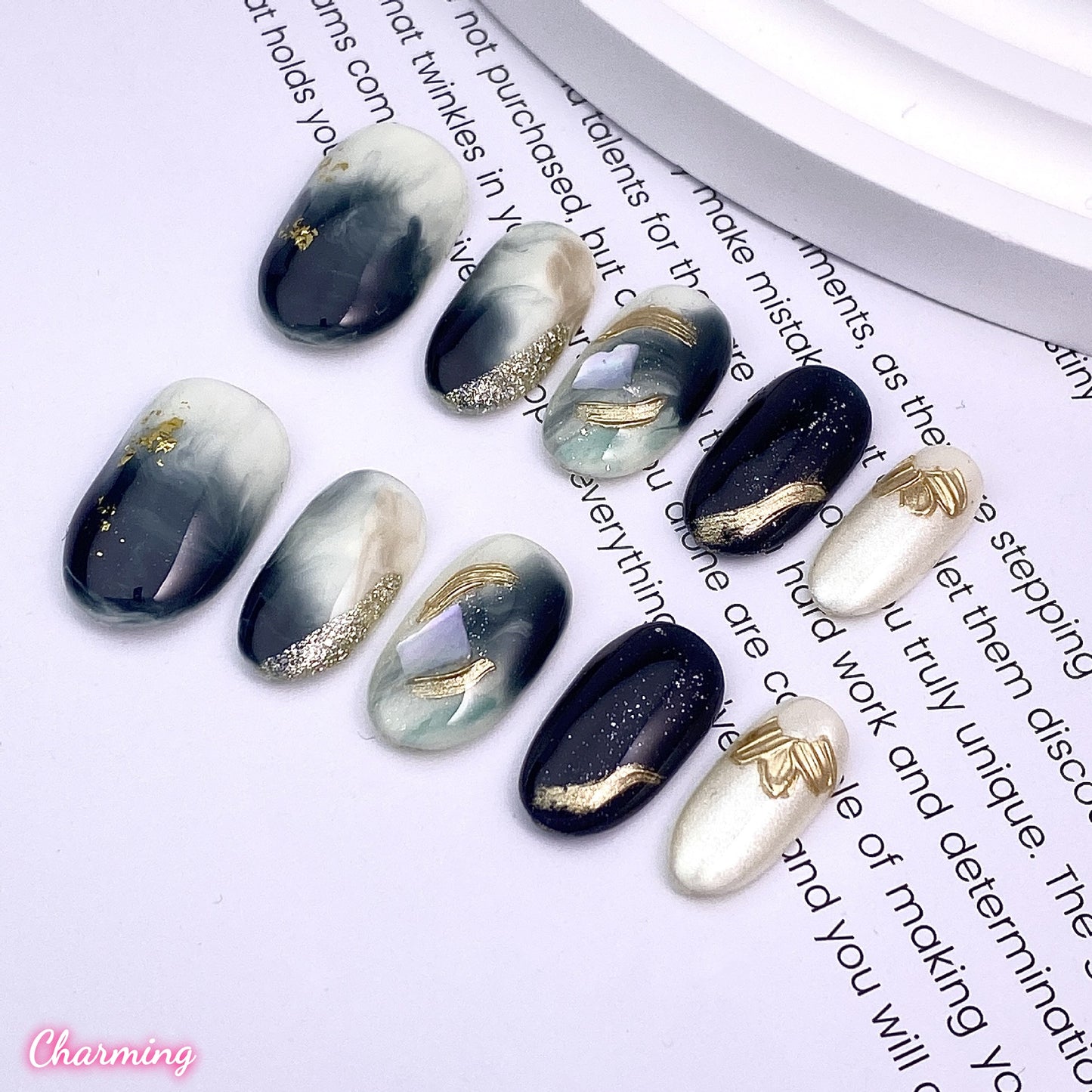 Smoke in the Void / Handmade Nails