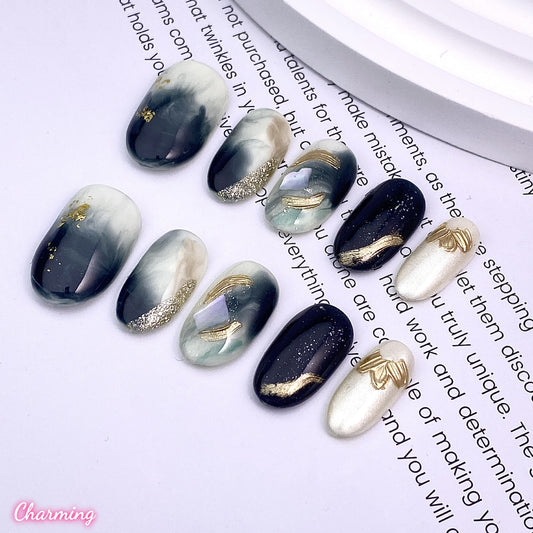 Smoke in the Void / Handmade Nails