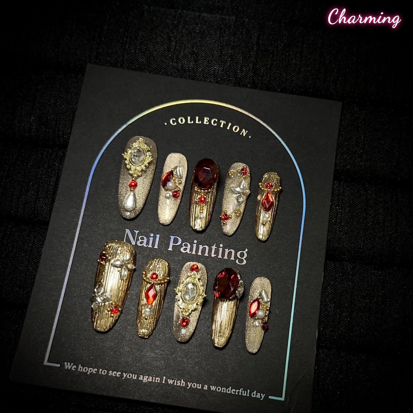 Gilded Majesty / Handmade Nails