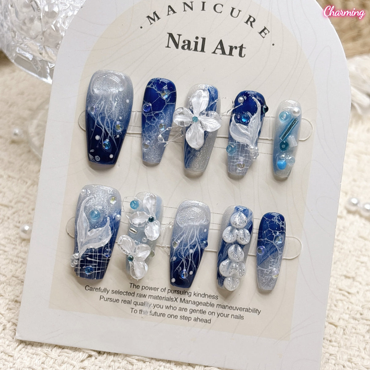 Silent Bloom / Handmade Nailsems