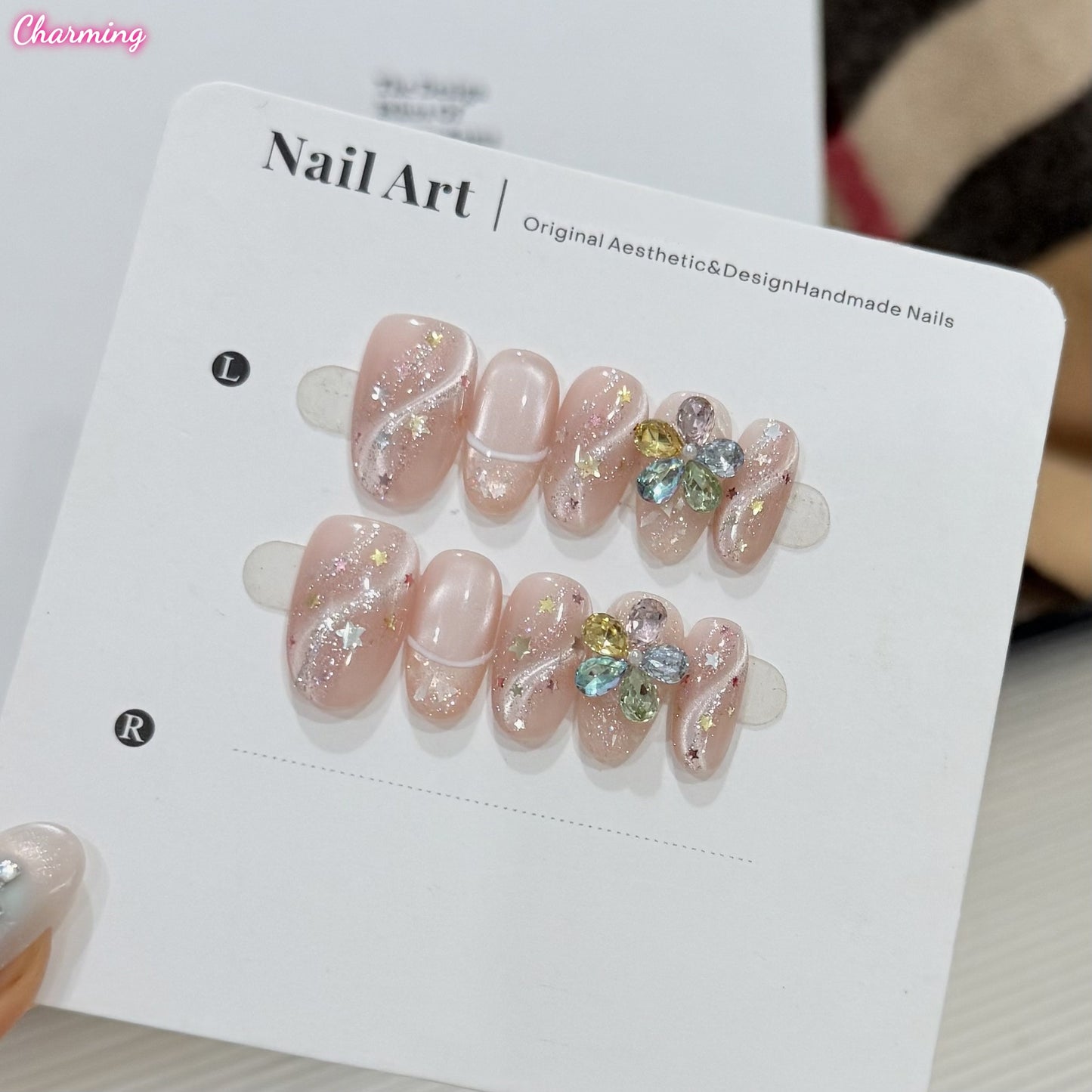 Sparkle Jewel / Handmade Nails