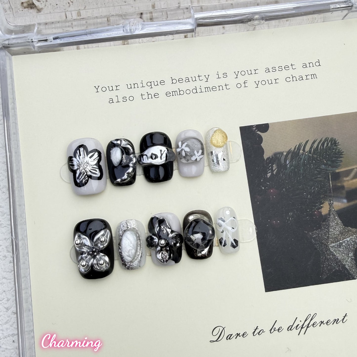 Ethereal Bloom / Handmade Nails