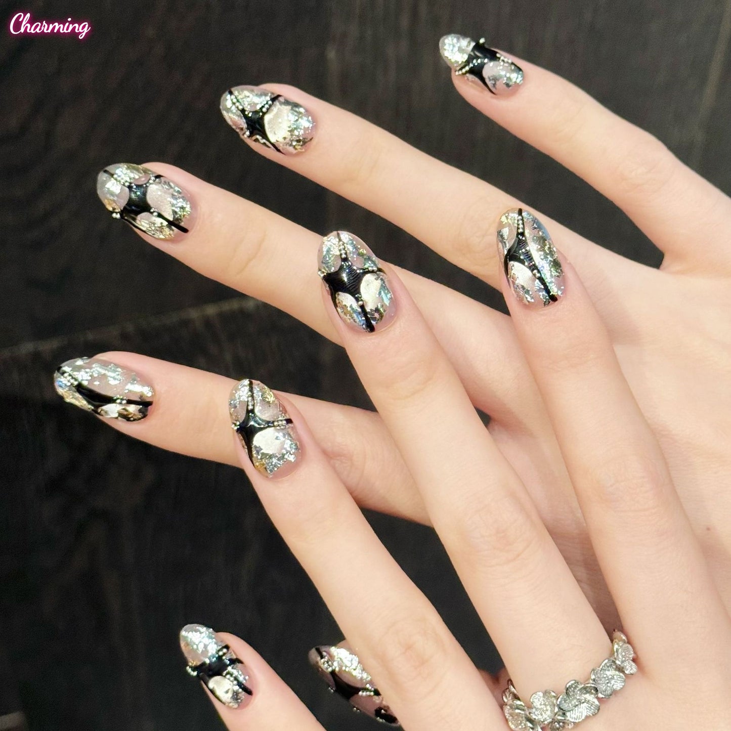 Galactic Trail / Handmade Nails