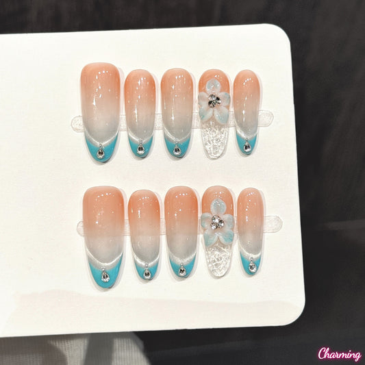 The Coolness of Summer / Handmade Nails