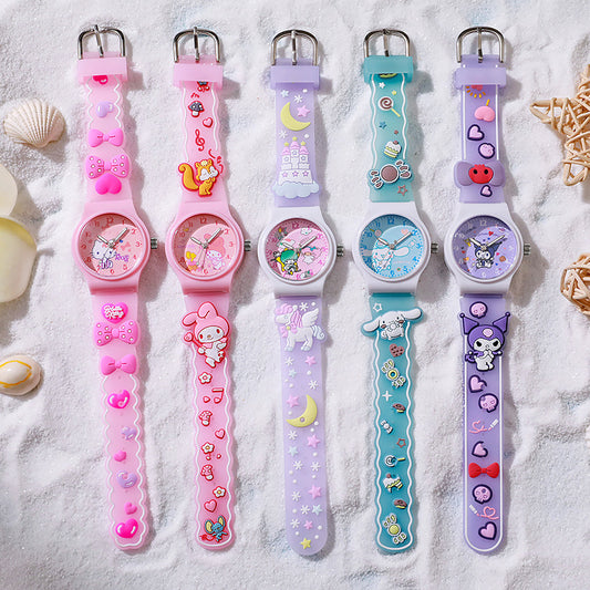 New jelly cartoon watch