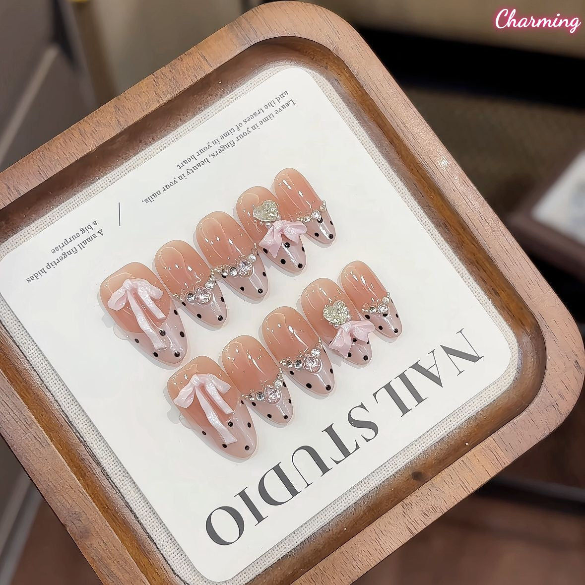 Polka Dot Sonata / Handmade Nails