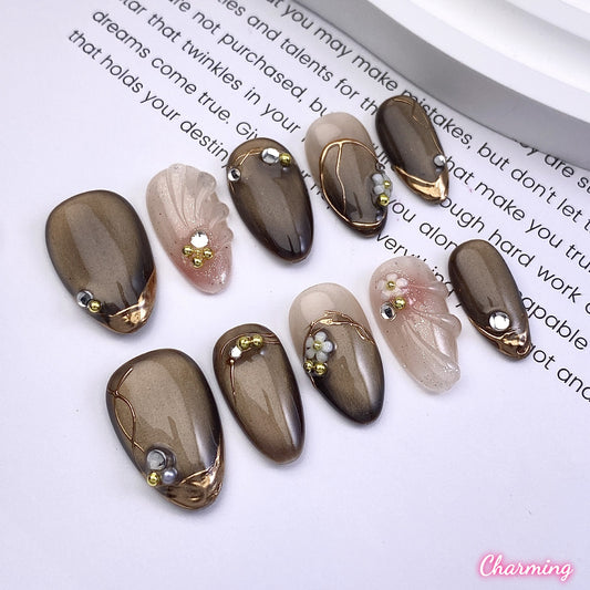 Twilight Taupe / Handmade Nails