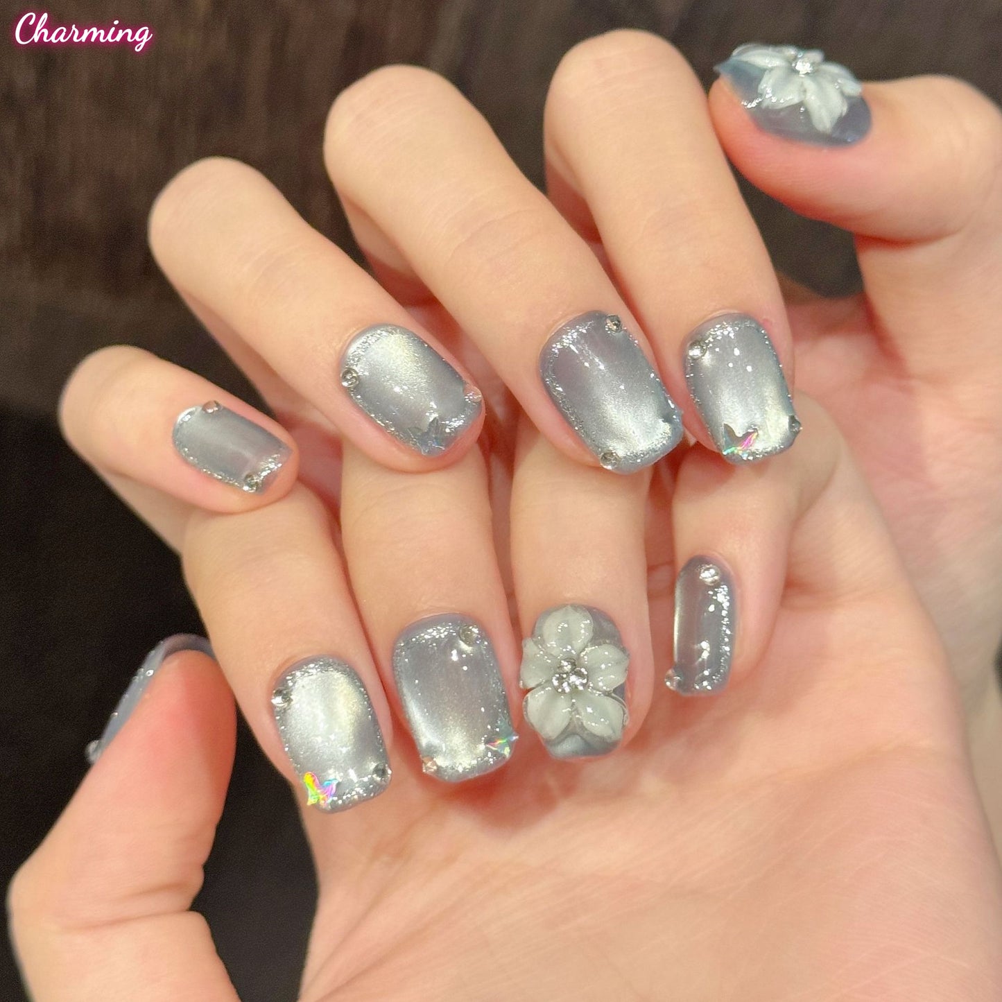 Dreamy Clear / Handmade Nails