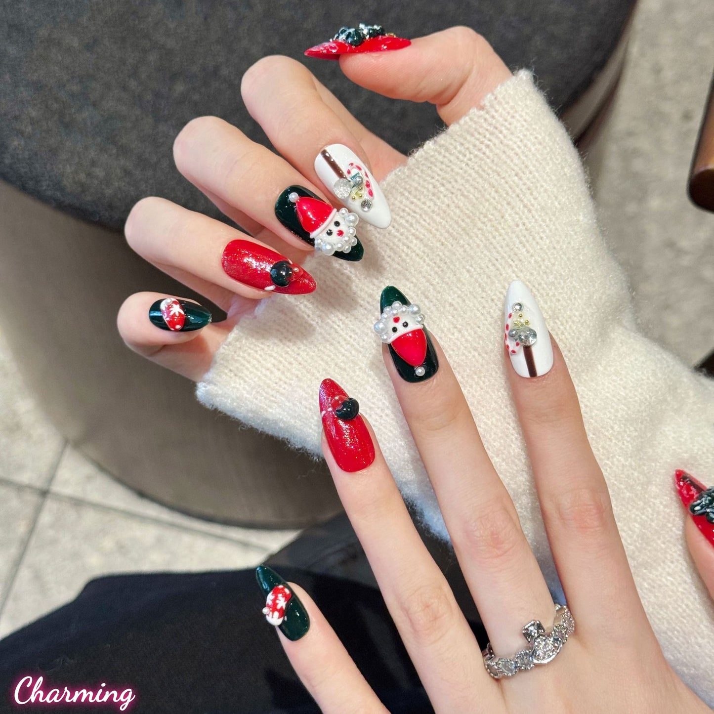 Wonderful Christmas / Handmade Nails