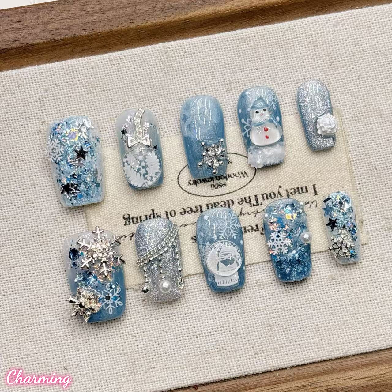 Winter’s Whimsy / Handmade Nails
