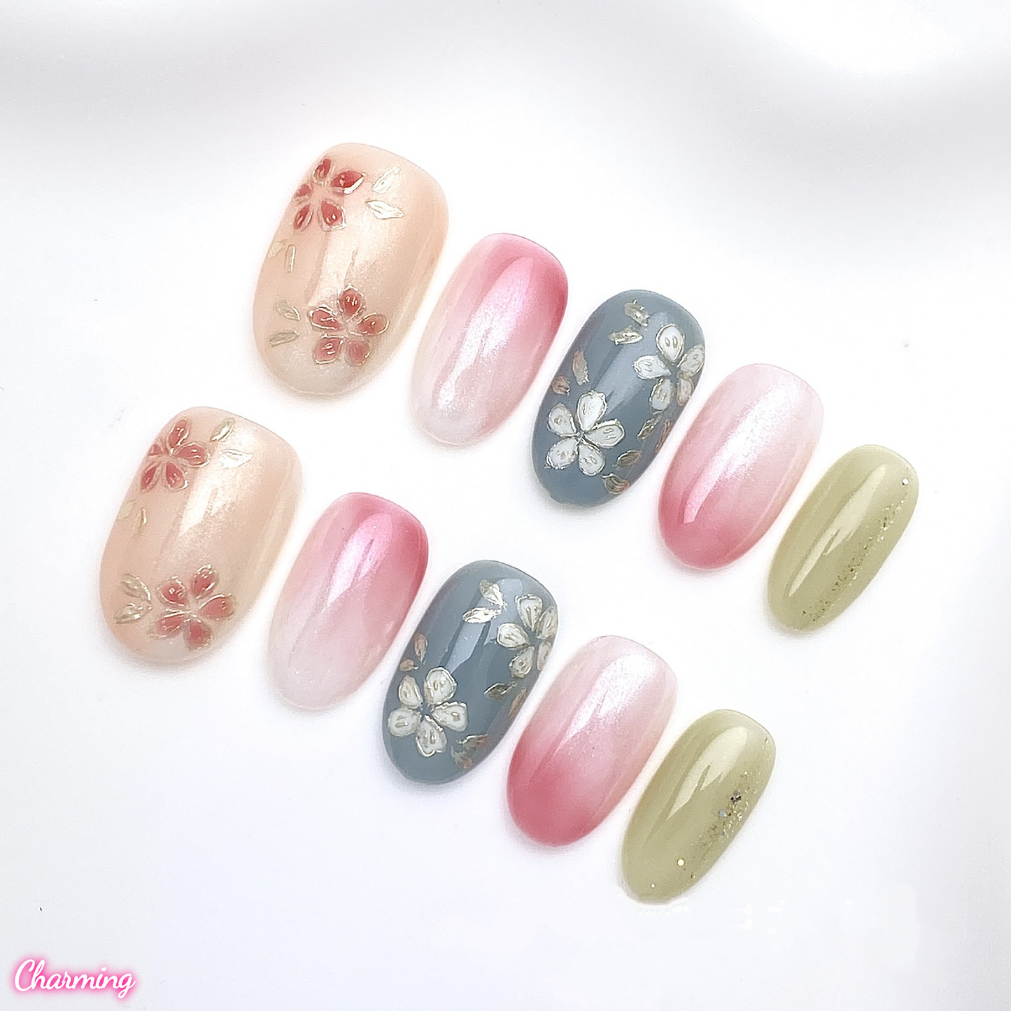 Fading into Soft / Handmade Nails