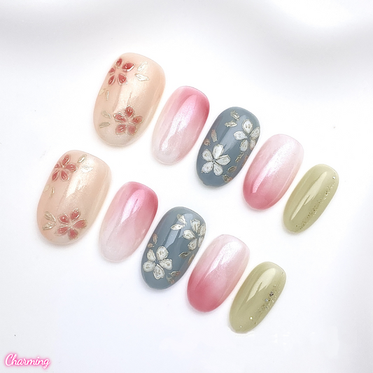 Fading into Soft / Handmade Nails