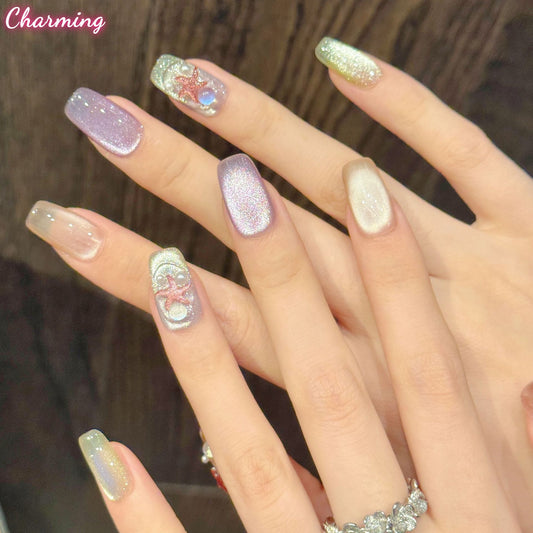 Oceanic Starlight / Handmade Nails