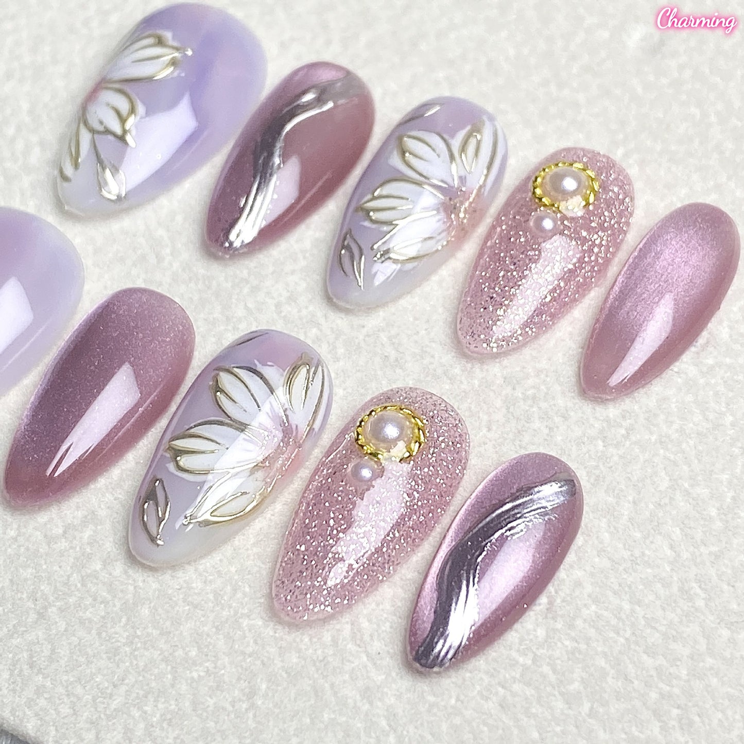 Petals That Never Wilt / Handmade Nails