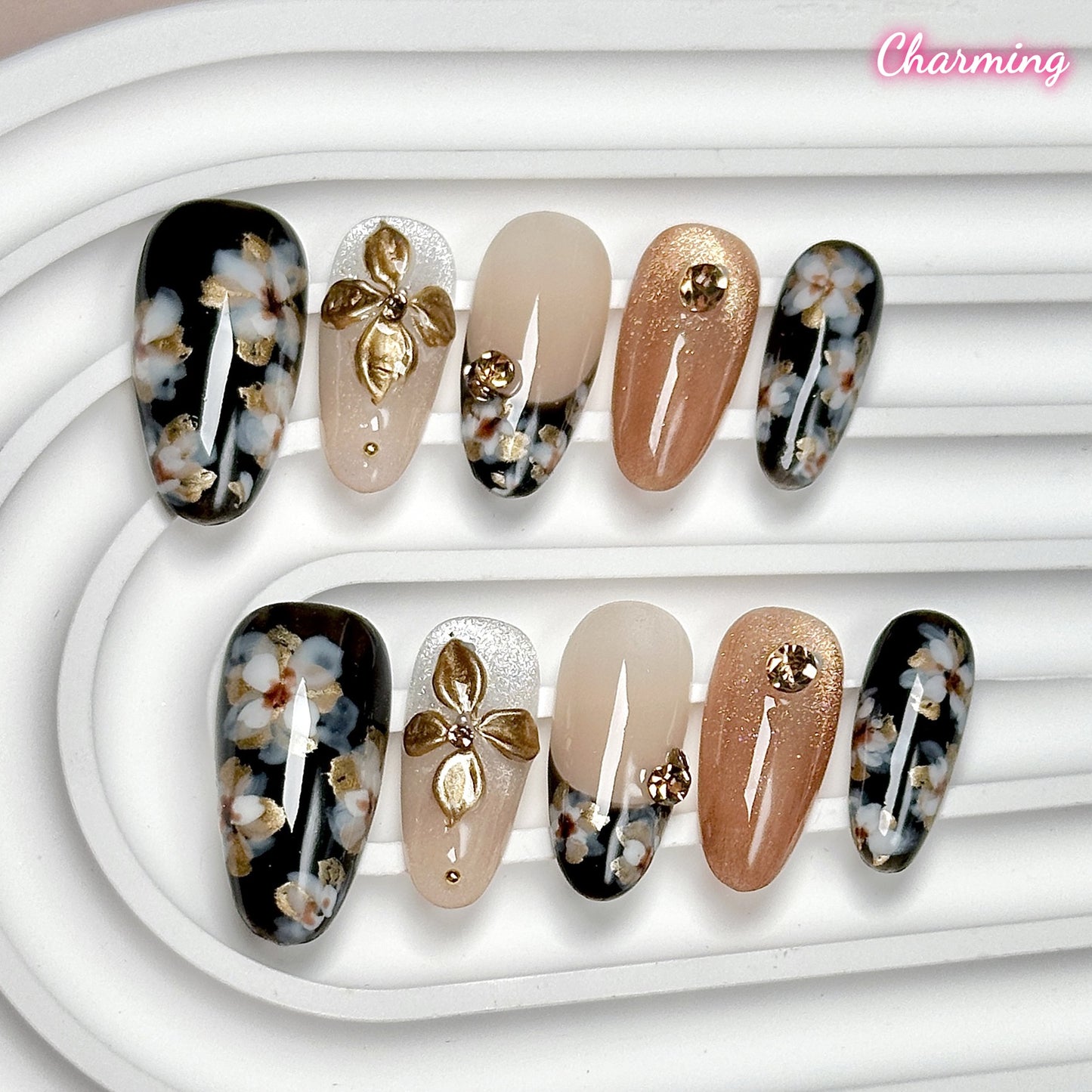 Autumn Nocturne / Handmade Nails