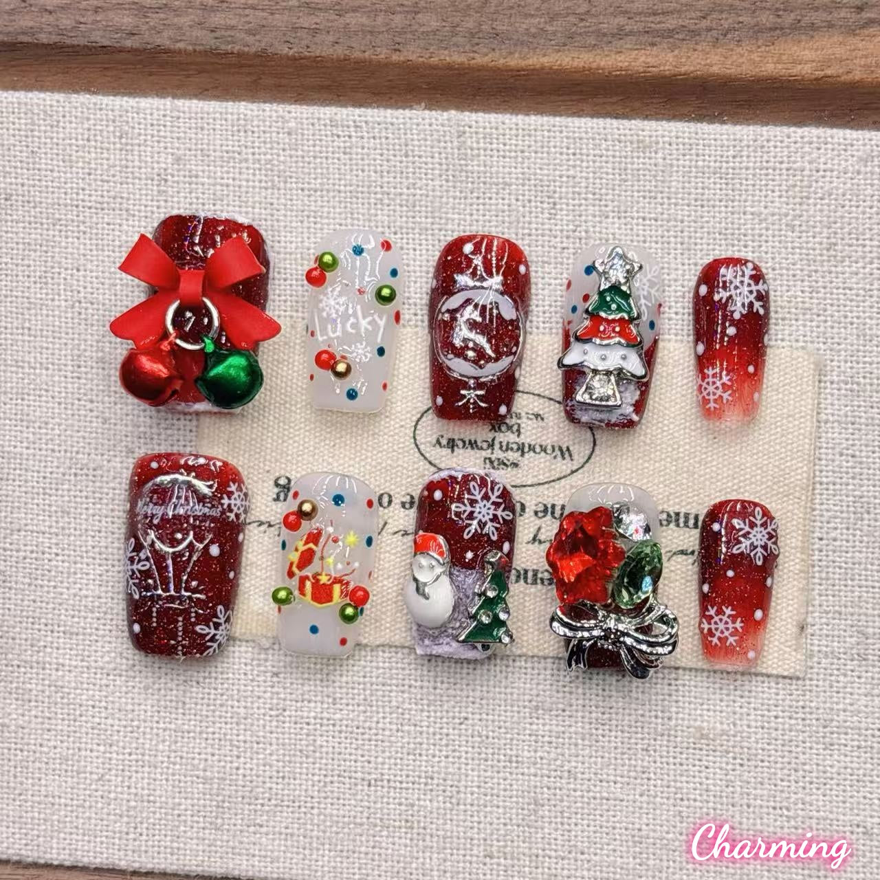 Festive Peal / Handmade Nails