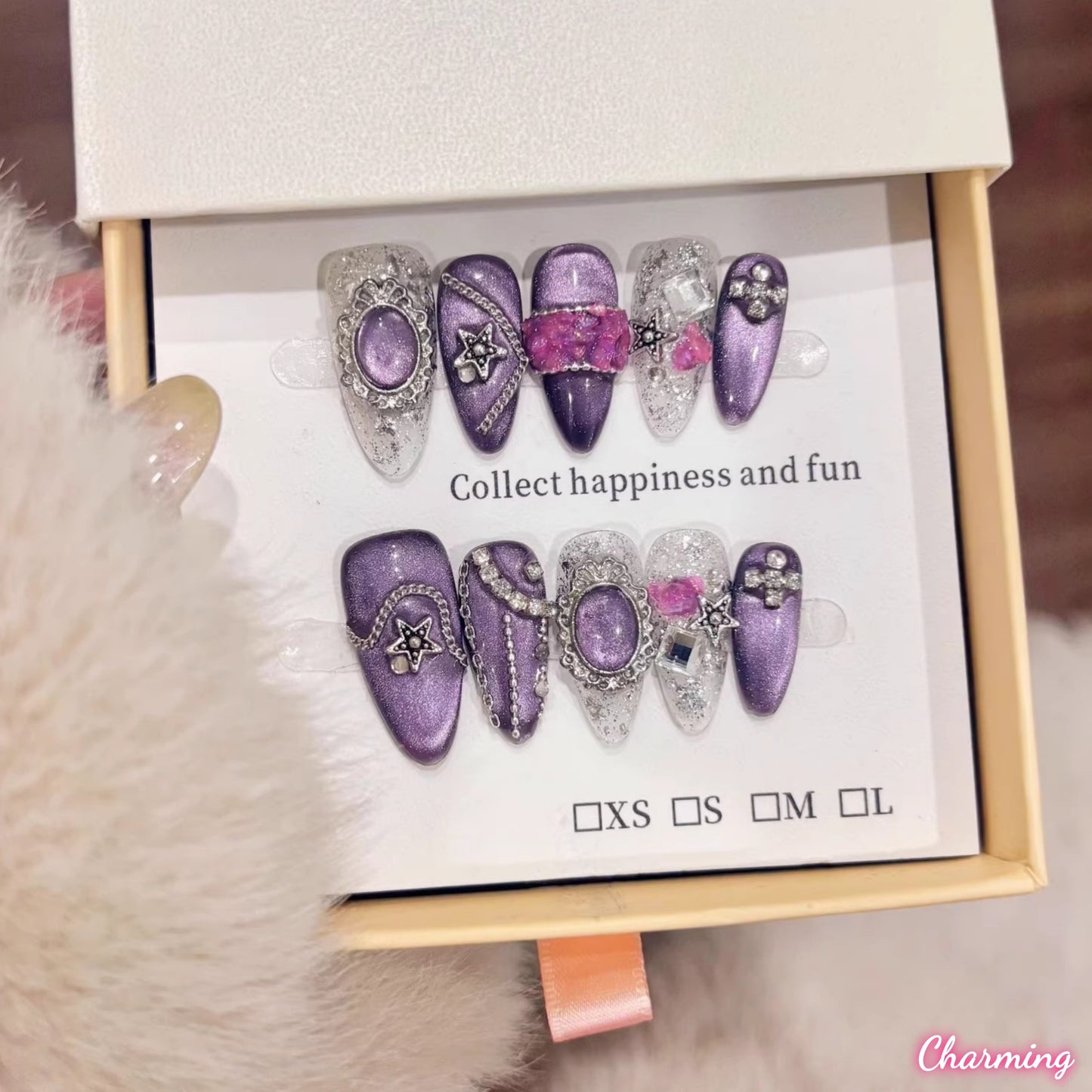 Passion's Purple / Handmade Nails