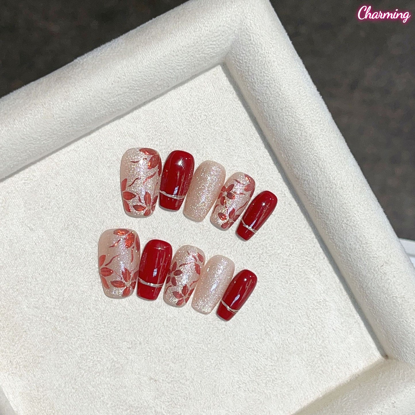 Simple Petals / Handmade Nails