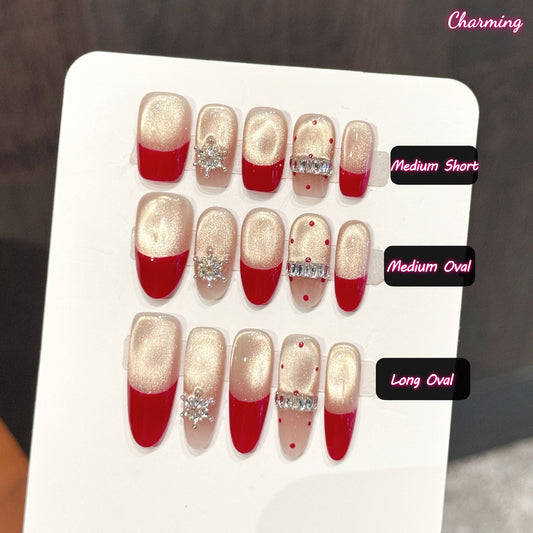 Redolent Red / Handmade Nails