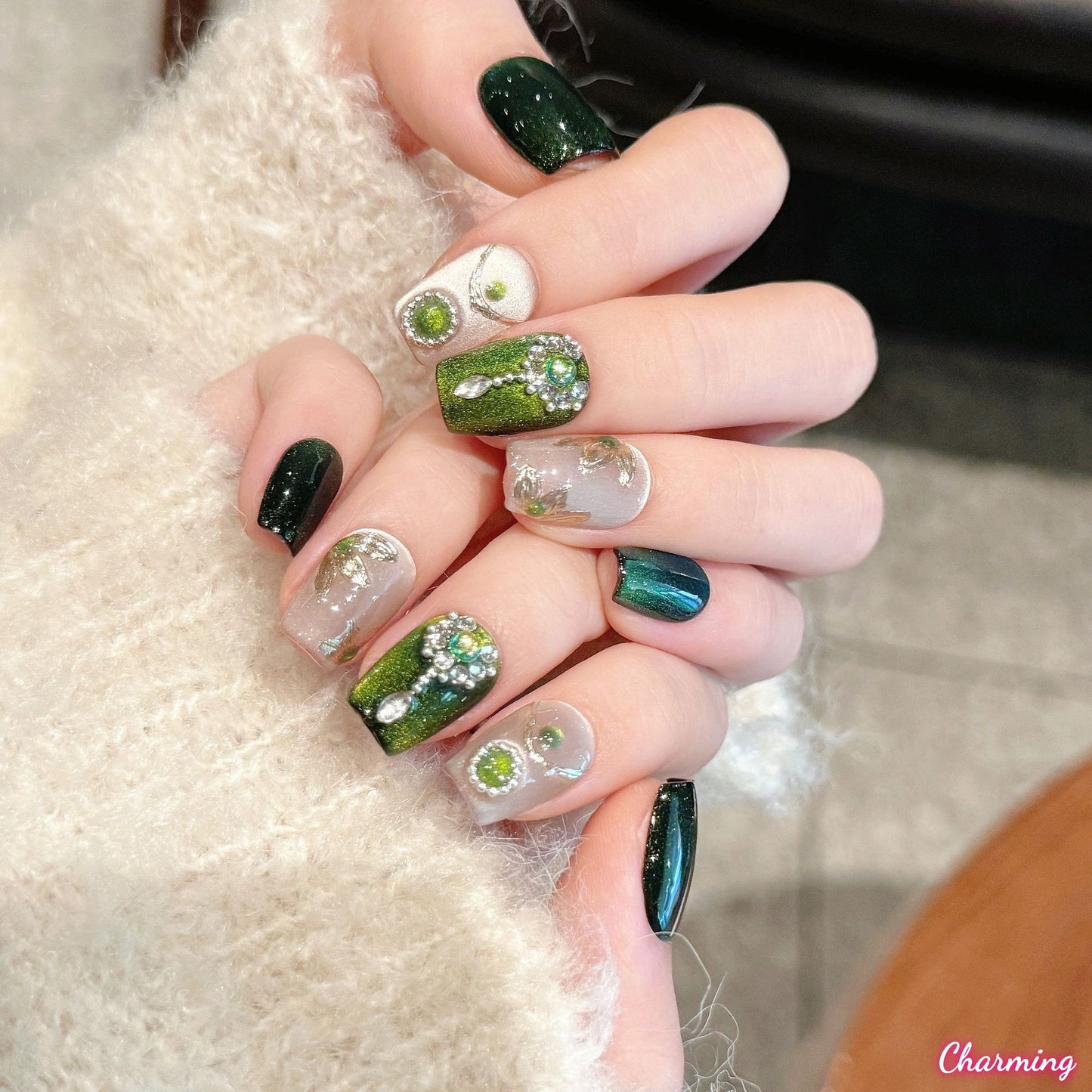 Moss Gem Myth / Handmade Nails