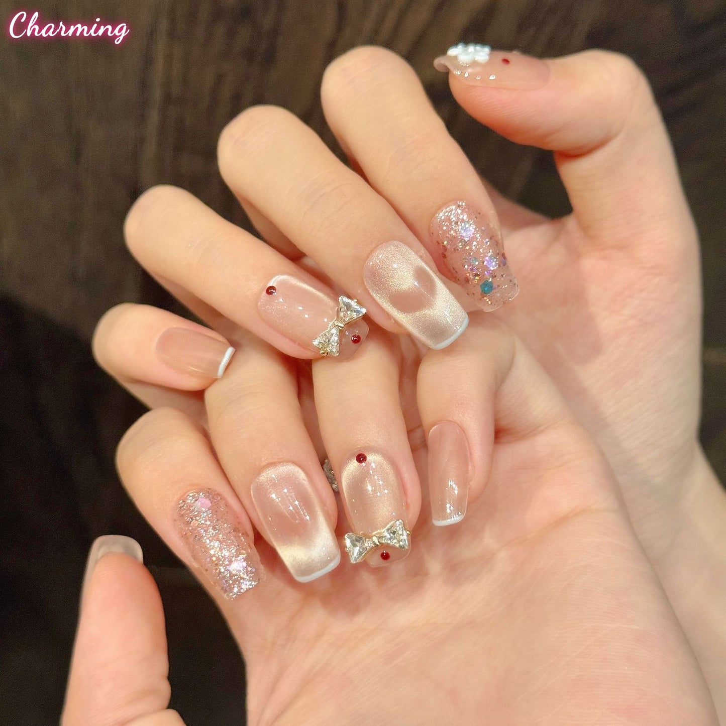 Lumina Petal Bow / Handmade Nails