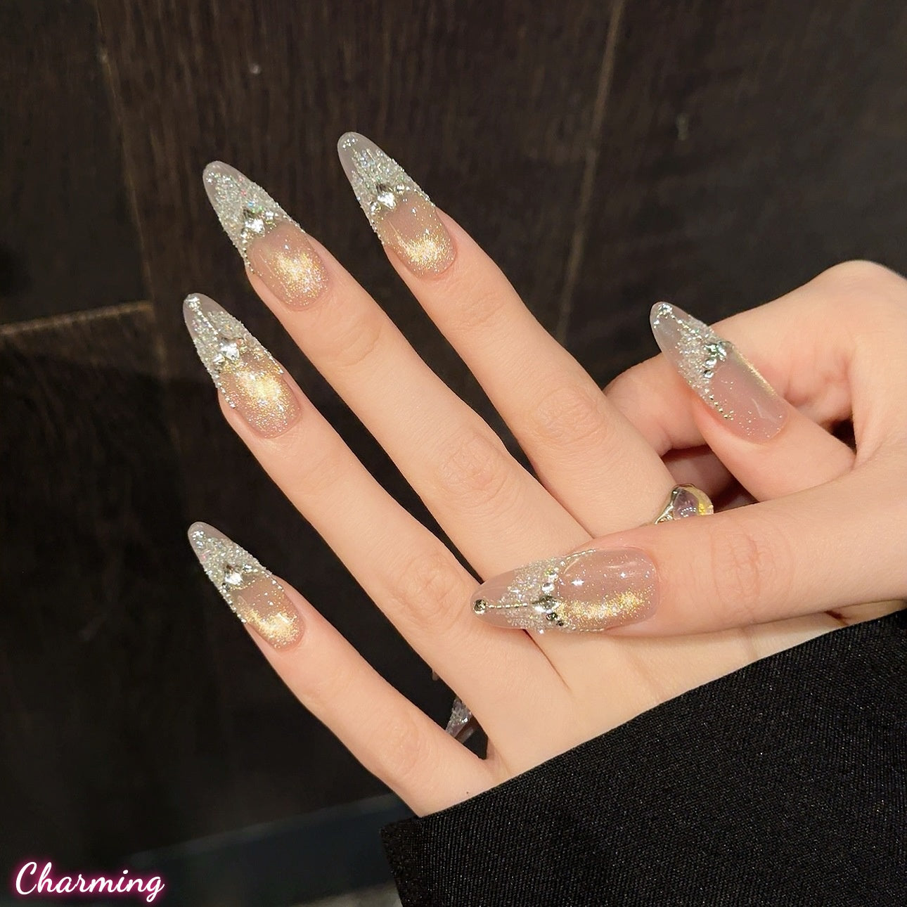 Diamond Veil / Handmade Nails