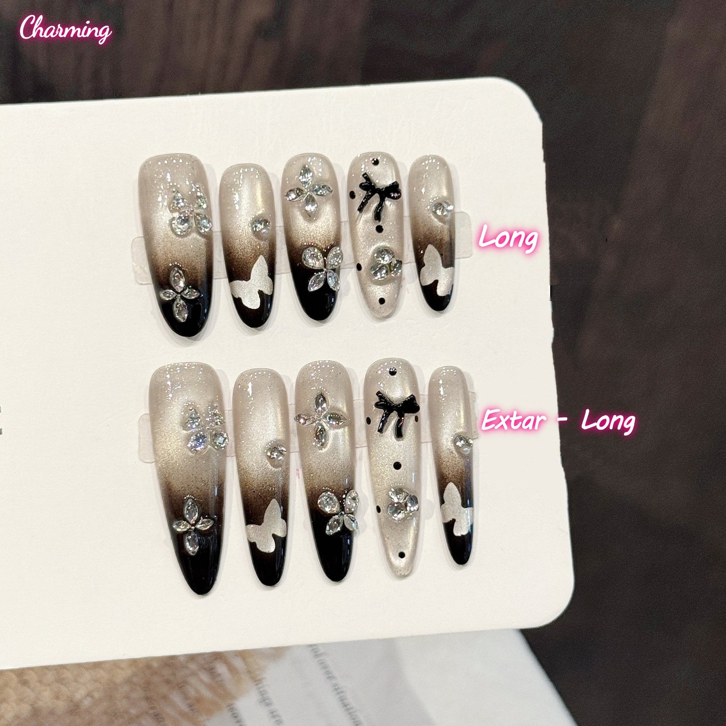 The Butterfly in the Fog / Handmade Nails