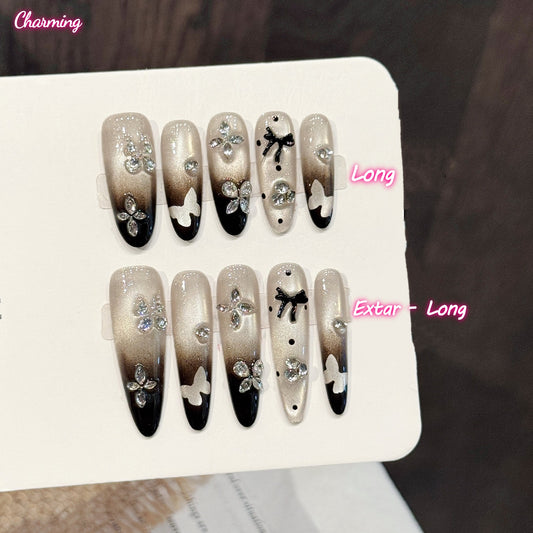 The Butterfly in the Fog / Handmade Nails