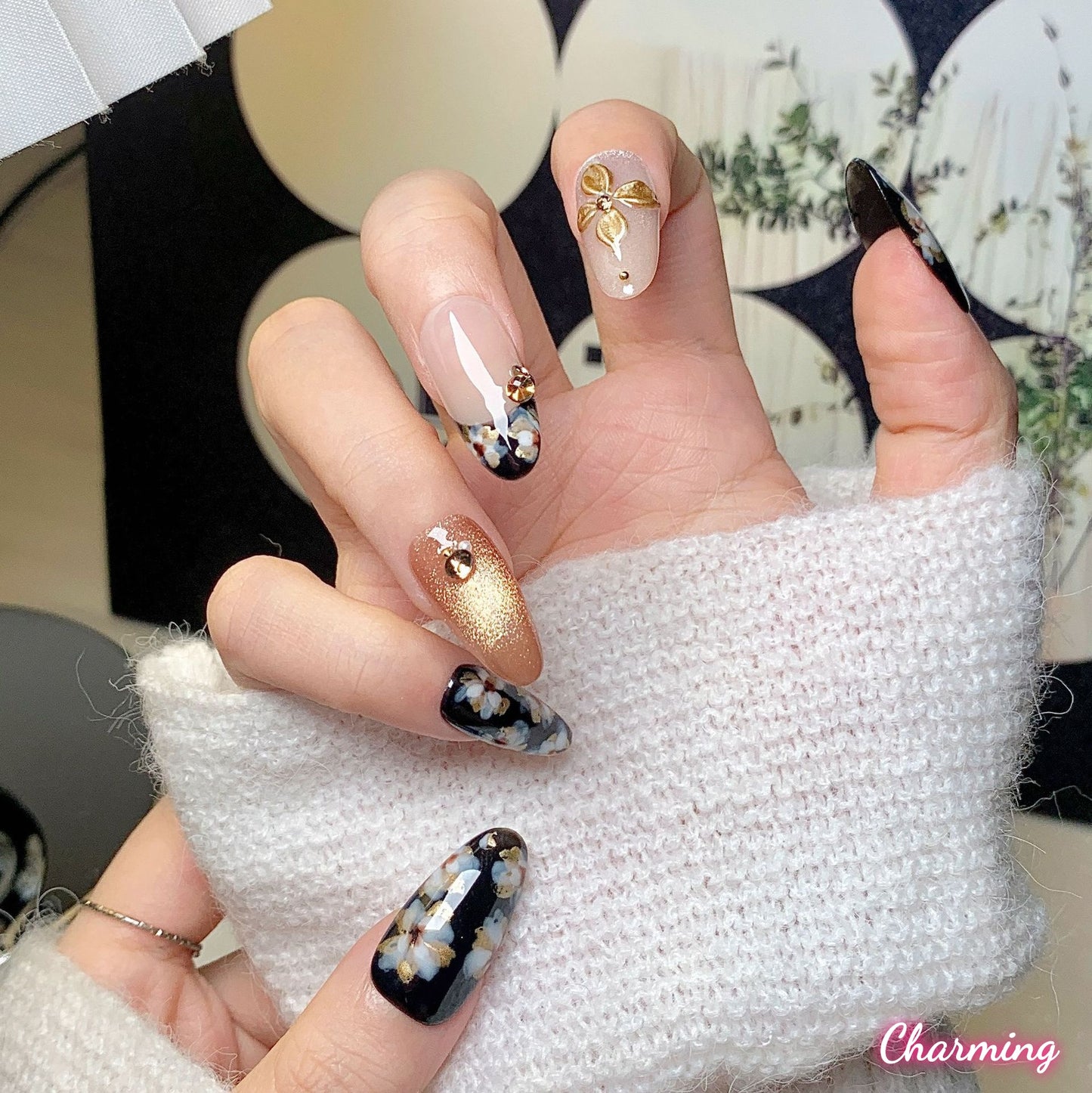 Autumn Nocturne / Handmade Nails