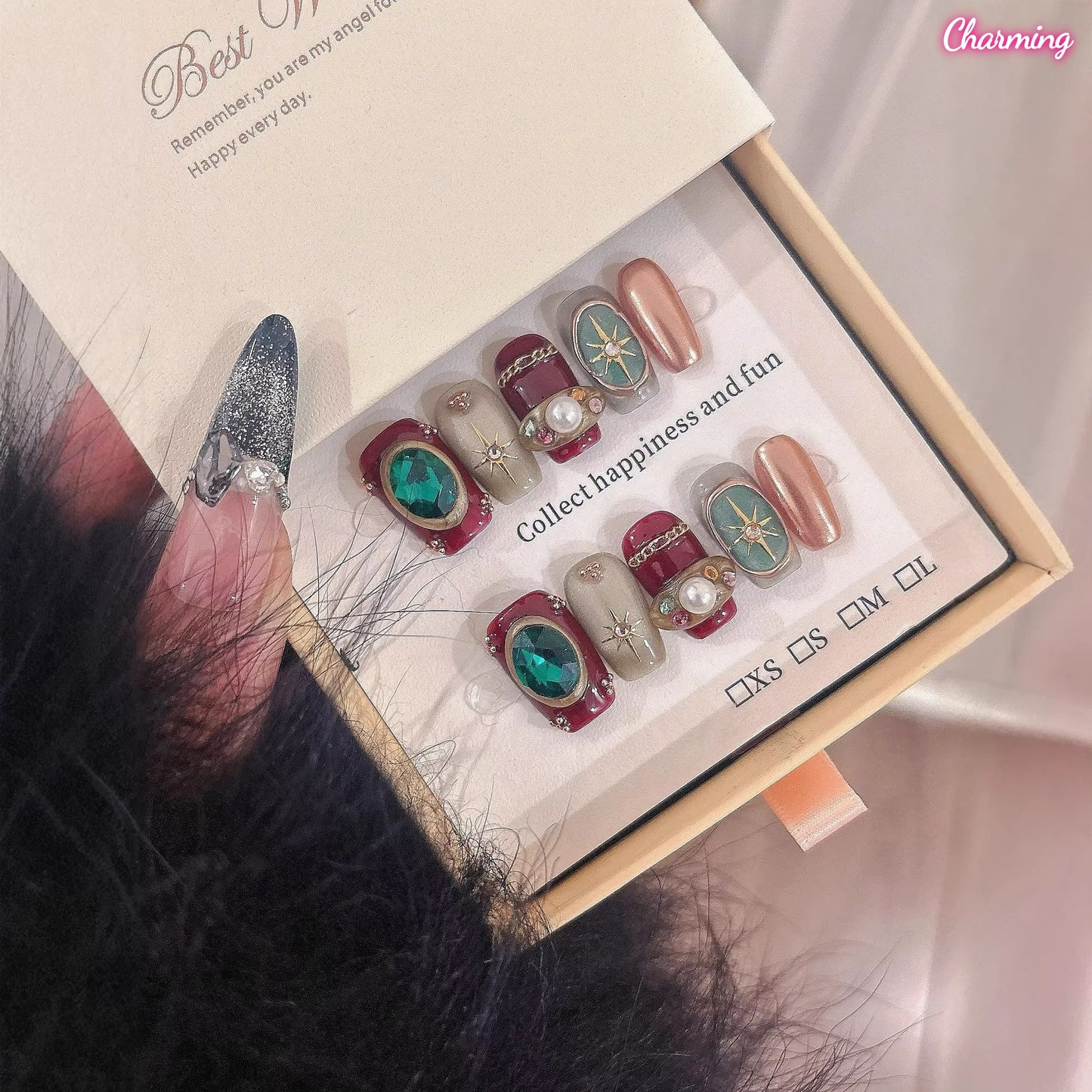 Palace Ornament / Handmade Nails