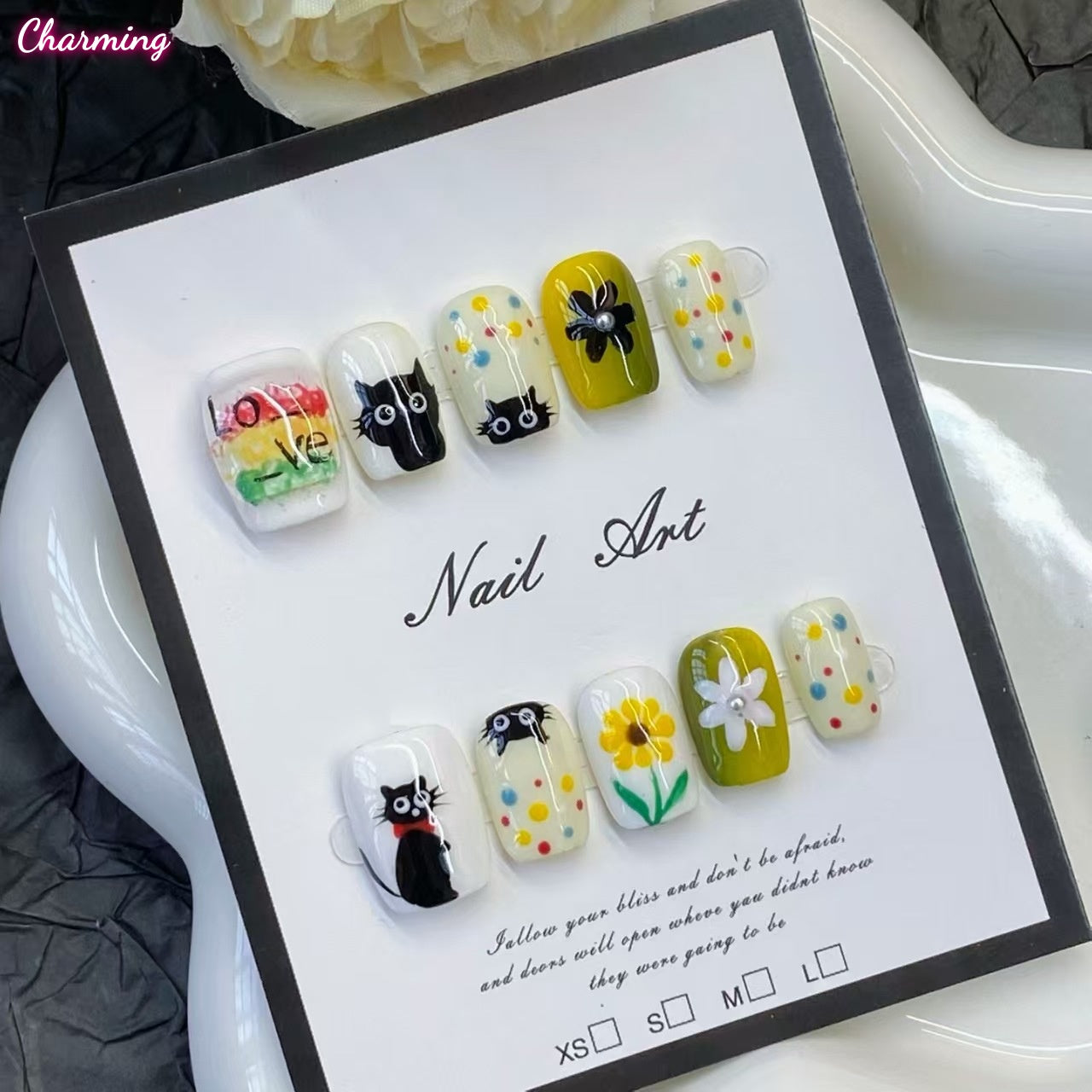 Feline Field / Handmade Nails