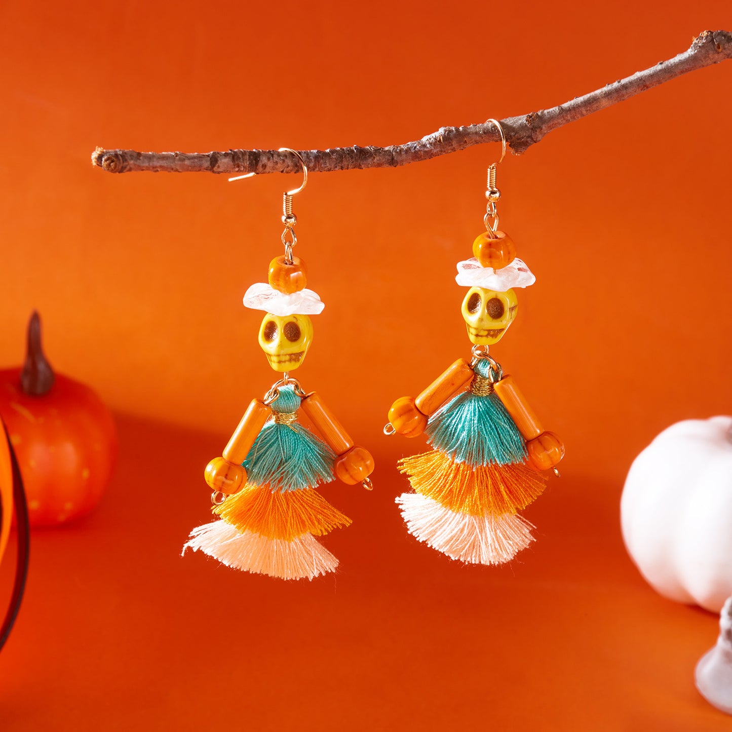 Halloween Drop Tassel Earrings