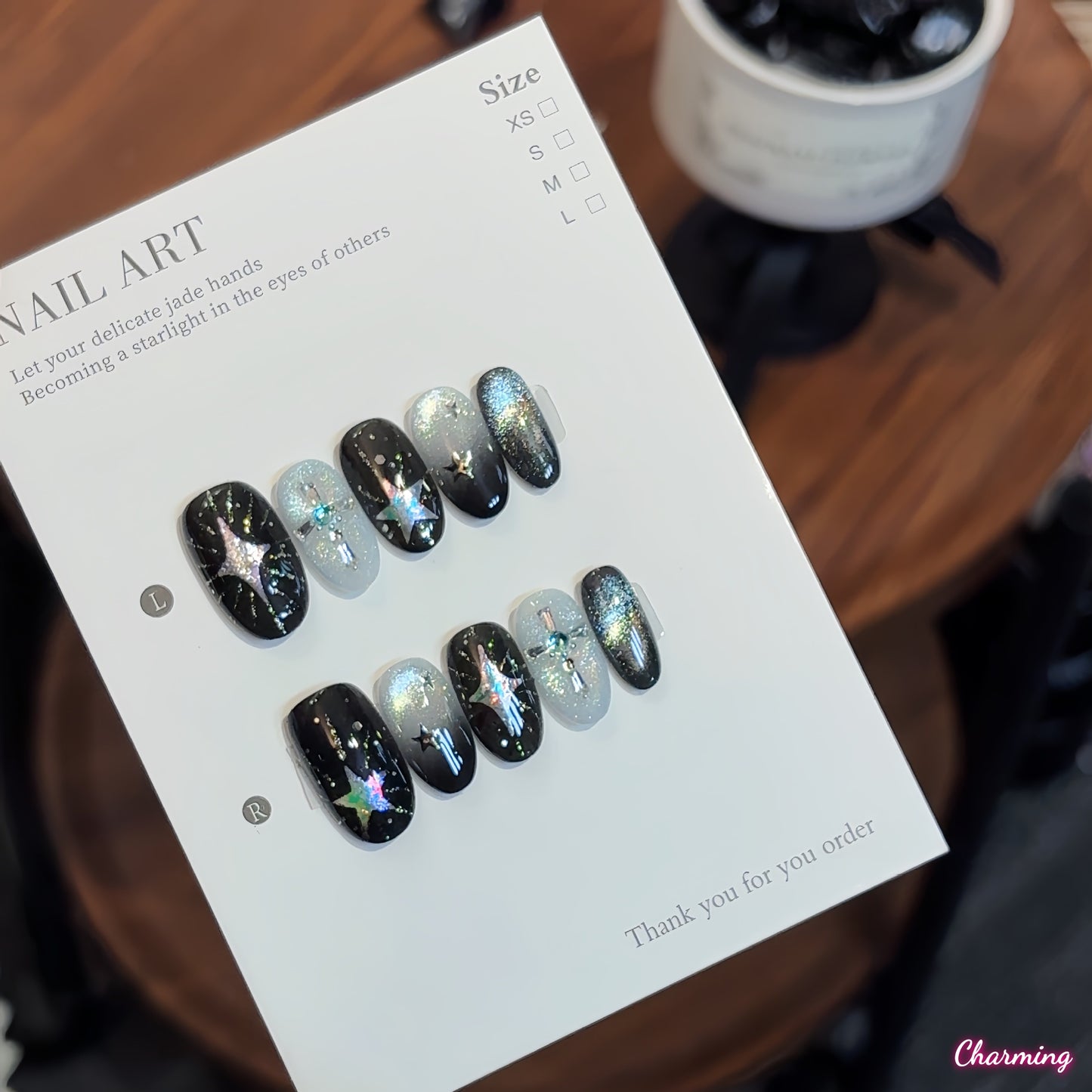 Stardust Dipper / Handmade Nails