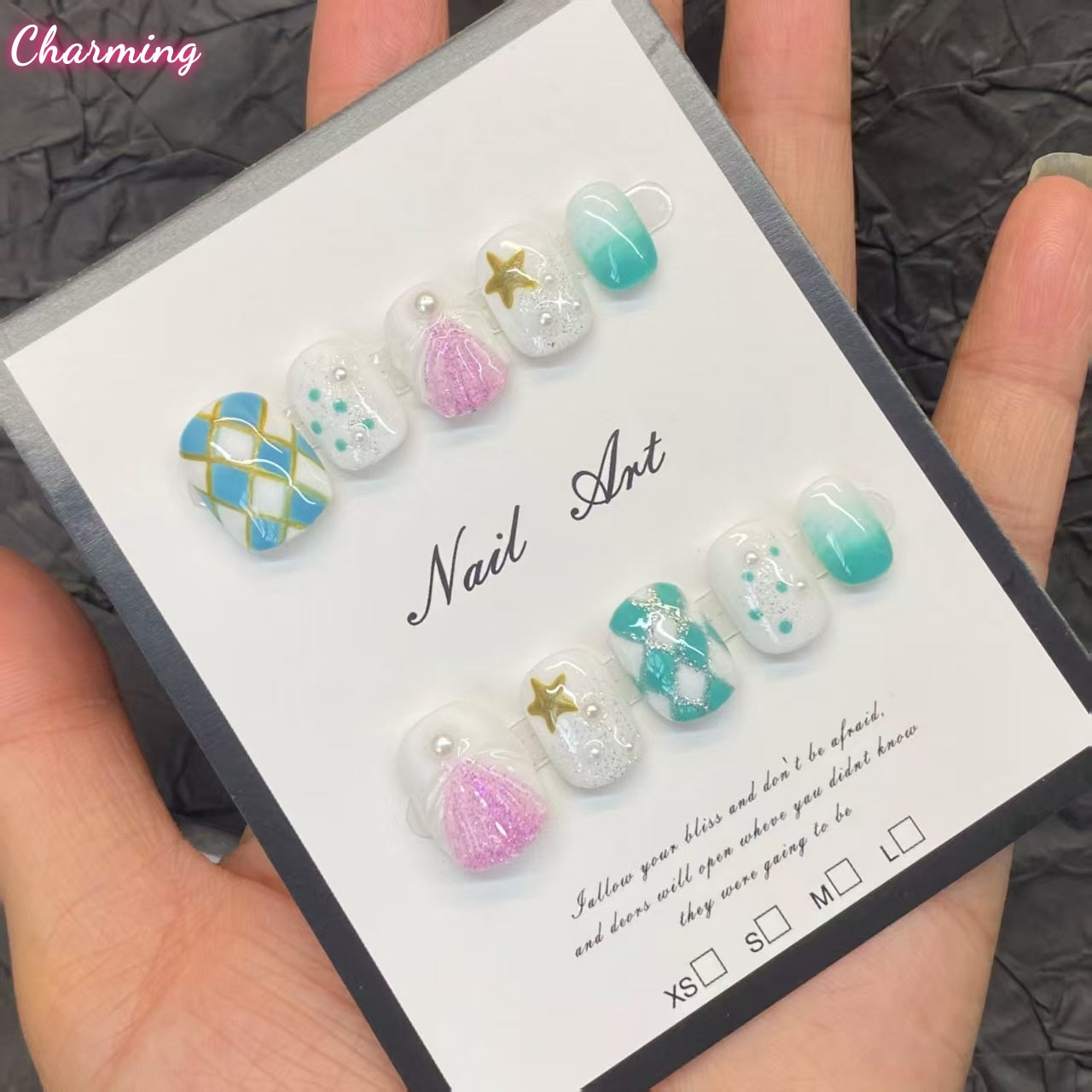 Breezy and Lively / Handmade Nails