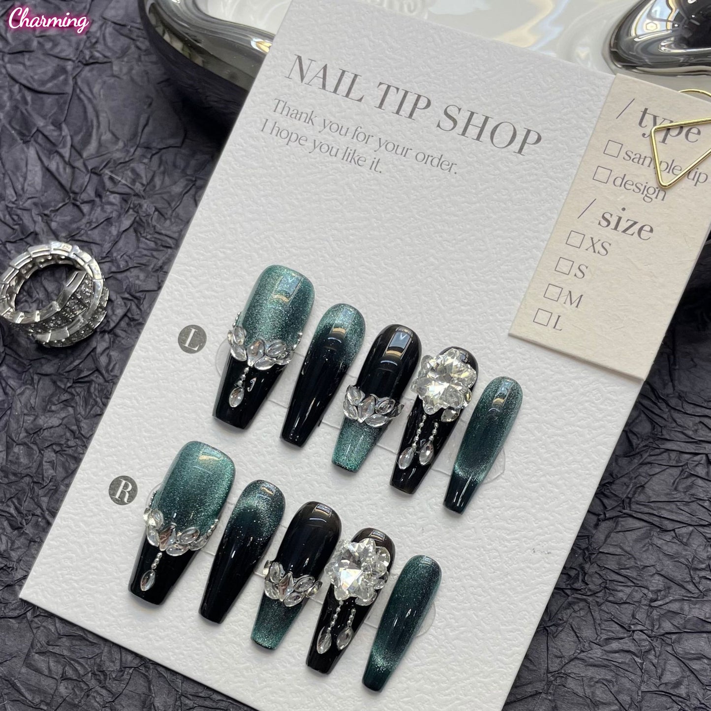 Dark Blue, Still / Handmade Nailsems