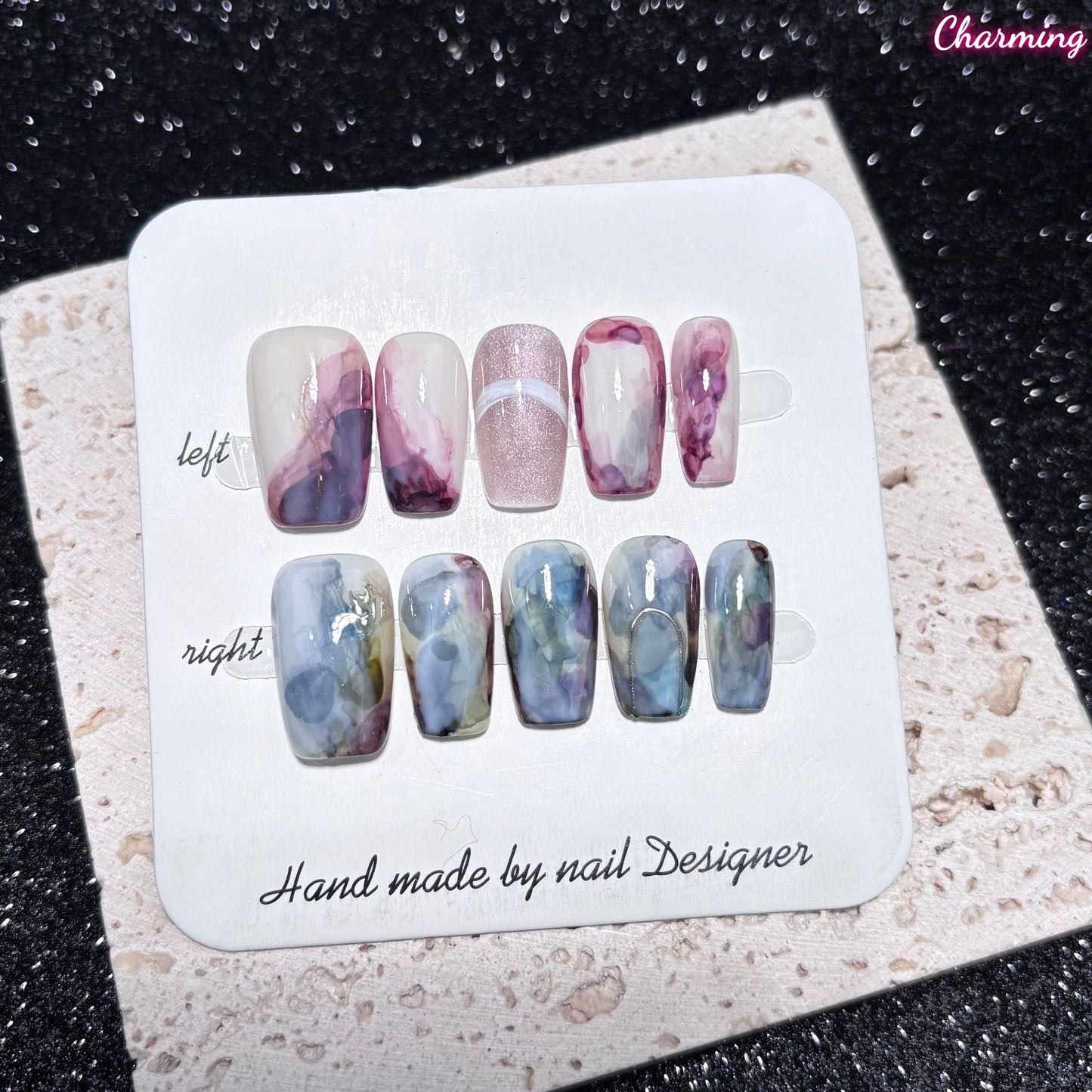 Rosy Mist / Handmade Nails