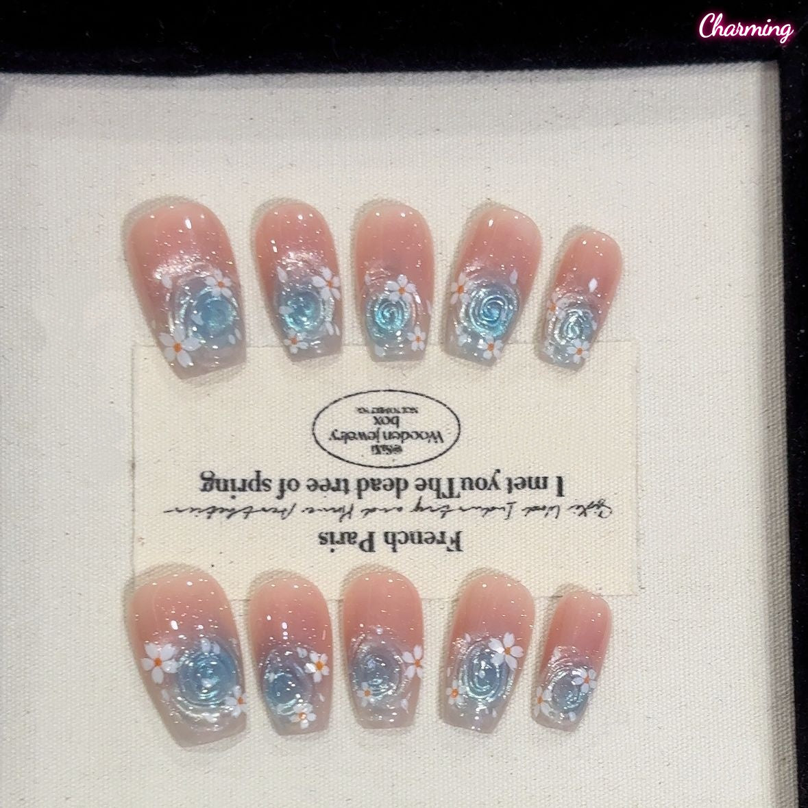 Dreaming Petal Flow / Handmade Nails