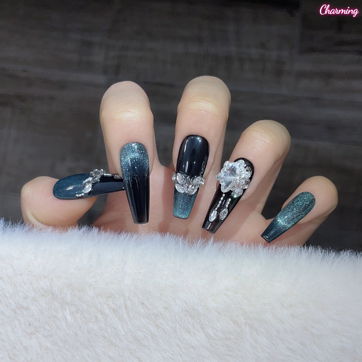 Dark Blue, Still / Handmade Nailsems